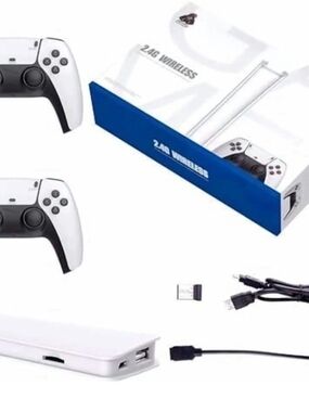 Game Stick Pro 2.4G Wireless 4K Microconsole Double Rocker 3D Audio Wi-Fi